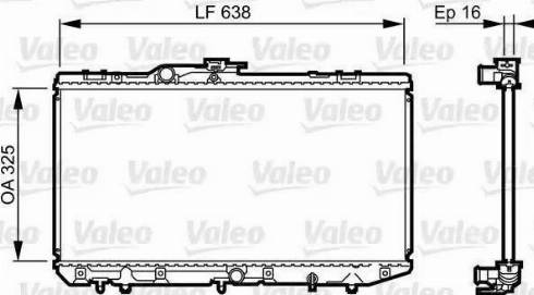 KOYORAD PA010268T - Радиатор, охлаждение двигателя autospares.lv