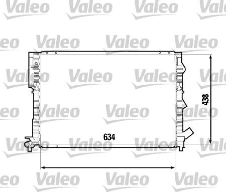 Valeo 731737 - Радиатор, охлаждение двигателя autospares.lv