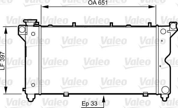 Valeo 731723 - Радиатор, охлаждение двигателя autospares.lv