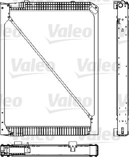 Valeo 733484 - Радиатор, охлаждение двигателя autospares.lv