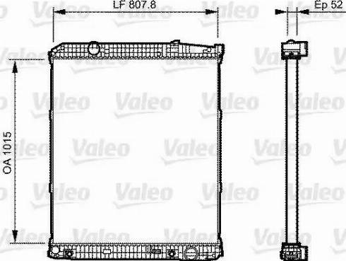 Valeo 733506 - Сердцевина радиатора, охлаждение двигателя autospares.lv