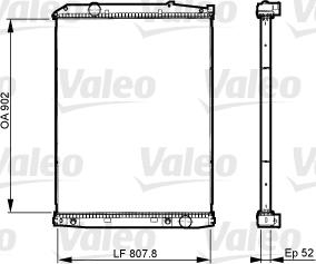 Valeo 733514 - Сердцевина радиатора, охлаждение двигателя autospares.lv