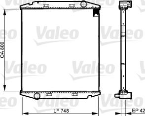 Valeo 733510 - Сердцевина радиатора, охлаждение двигателя autospares.lv