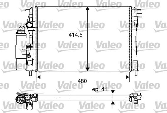 Valeo 733075 - Модуль охлаждения autospares.lv