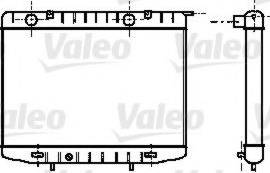 Valeo 732490 - Радиатор, охлаждение двигателя autospares.lv