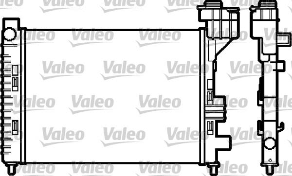 Valeo 732588 - Радиатор, охлаждение двигателя autospares.lv