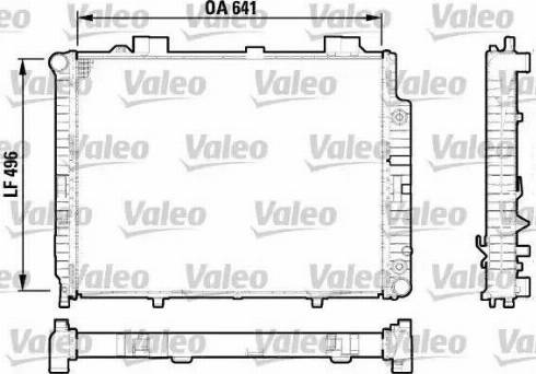 Valeo 732602 - Радиатор, охлаждение двигателя autospares.lv