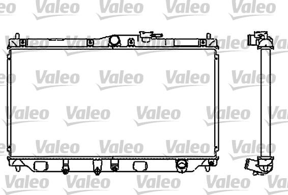 Valeo 732323 - Радиатор, охлаждение двигателя autospares.lv