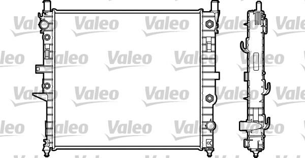 Valeo 732706 - Радиатор, охлаждение двигателя autospares.lv