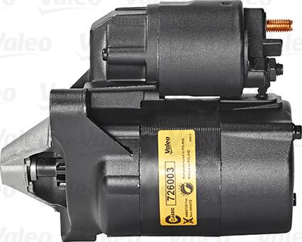 Valeo 726803 - Стартер autospares.lv