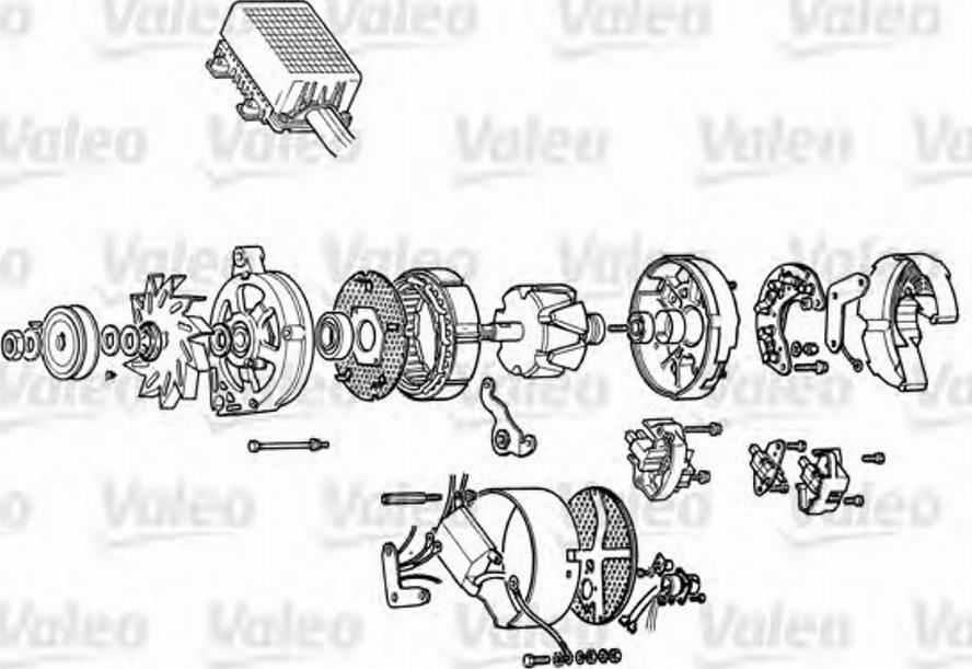 Valeo A14R11 - Генератор autospares.lv