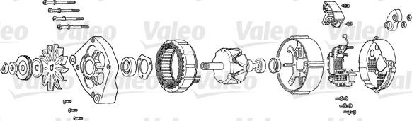 Valeo A14V04 - Генератор autospares.lv