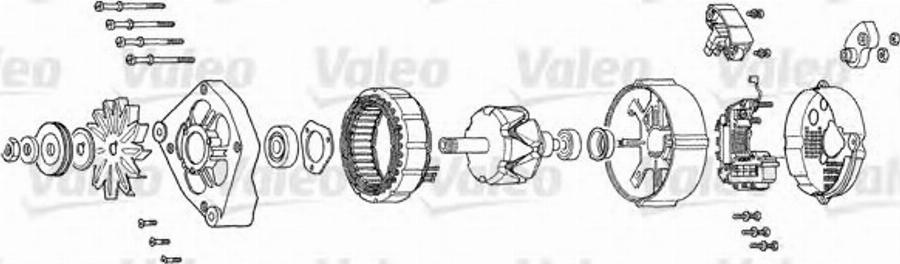 Valeo A14V07 - Генератор autospares.lv