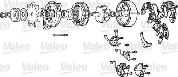 Valeo A13R195 - Генератор autospares.lv