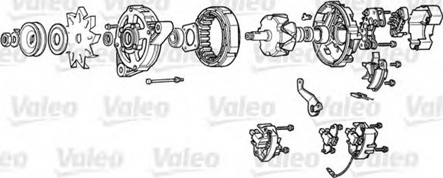 Valeo A 12 R 46 - Генератор autospares.lv