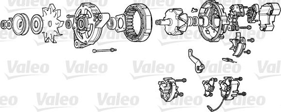 Valeo A12R47 - Генератор autospares.lv