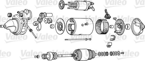 Valeo D9E41 - Стартер autospares.lv