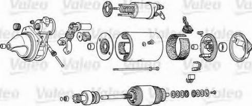 Valeo D9E7 - Стартер autospares.lv