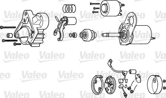 Valeo D6RA45 - Стартер autospares.lv