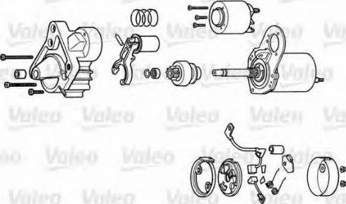 Valeo D6RA185 - Стартер autospares.lv