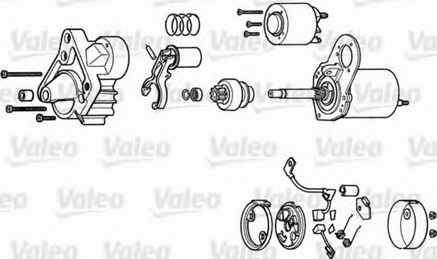 Valeo D6RA85 - Стартер autospares.lv