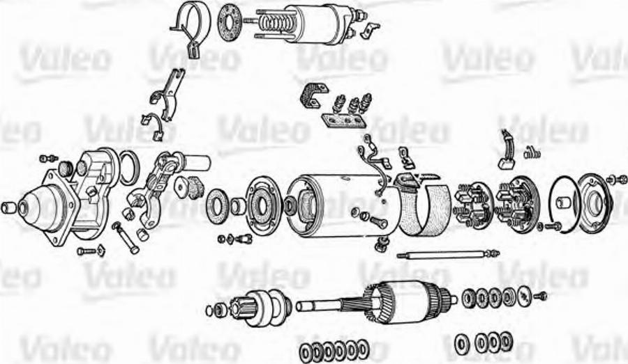 Valeo D11E58 - Стартер autospares.lv