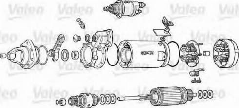 Valeo D13HP608 - Стартер autospares.lv