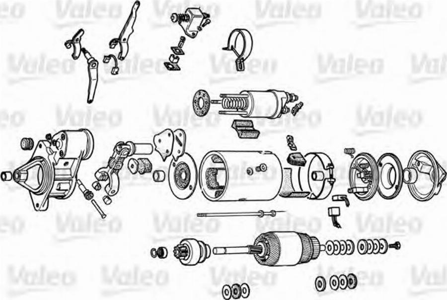 Valeo D8E95 - Стартер autospares.lv