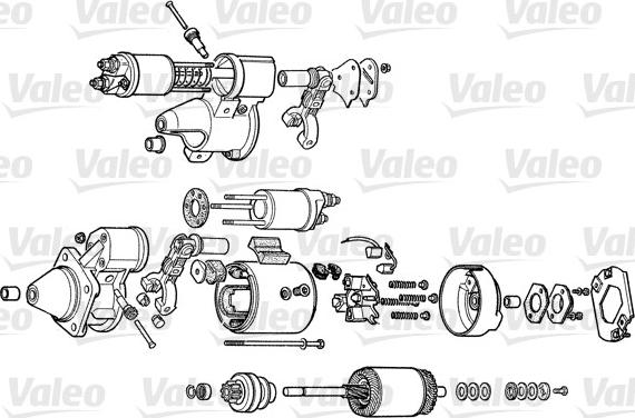 Valeo D8E153 - Стартер autospares.lv