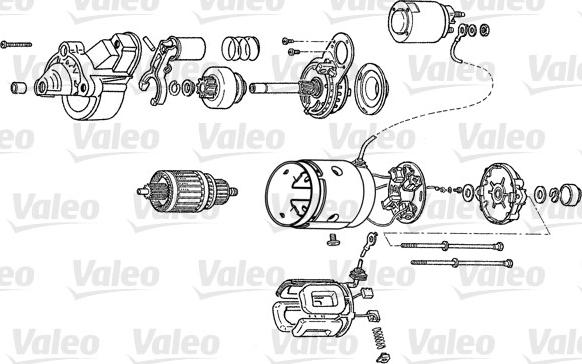 Valeo D8R49 - Стартер autospares.lv