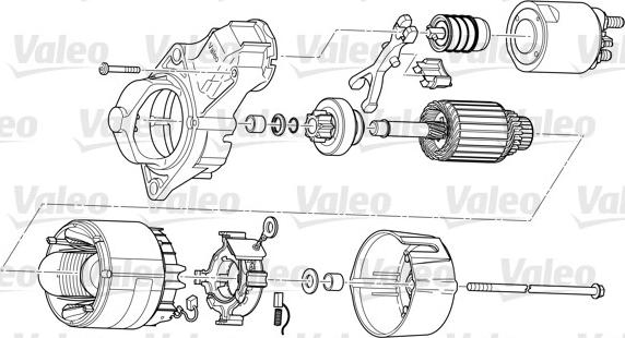 Valeo D7E41 - Стартер autospares.lv