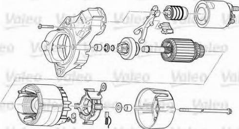 Valeo D7E39 - Стартер autospares.lv