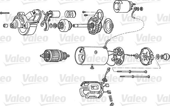 Valeo D7R16 - Стартер autospares.lv