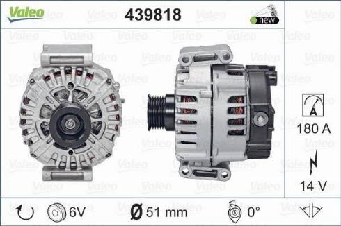 Valeo FG18S128 - Генератор autospares.lv