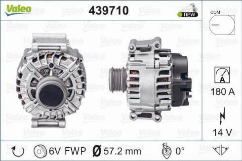 Valeo FG18T063 - Генератор autospares.lv