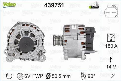 Valeo FG18T062 - Генератор autospares.lv