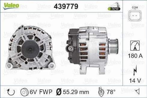 Valeo FG18T112 - Генератор autospares.lv