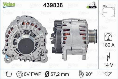 Valeo FG18T120 - Генератор autospares.lv