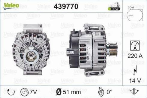 Valeo FG23S048 - Генератор autospares.lv