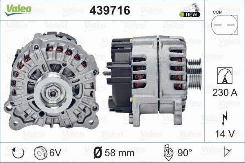 Valeo FG23S031 - Генератор autospares.lv