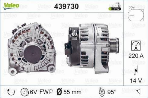 Valeo FG23S032 - Генератор autospares.lv