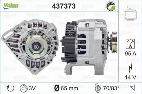 Valeo SG9B107 - Генератор autospares.lv