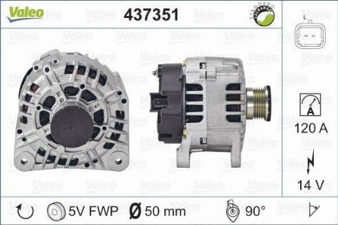 Valeo SG12B108 - Генератор autospares.lv