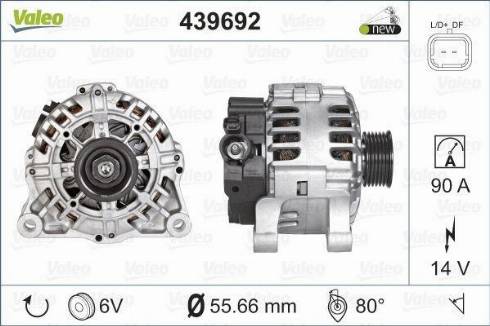 Valeo TG9B064 - Генератор autospares.lv