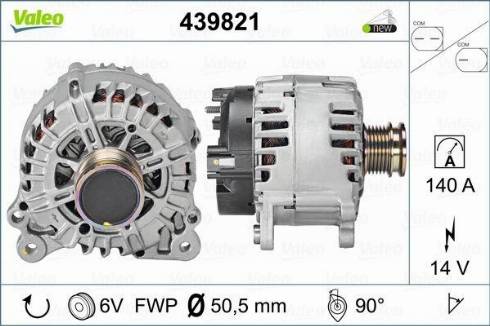 Valeo TG14C049 - Генератор autospares.lv