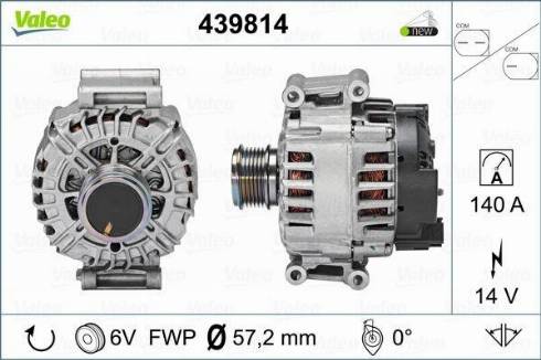 Valeo TG14C041 - Генератор autospares.lv