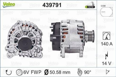 Valeo TG14C043 - Генератор autospares.lv