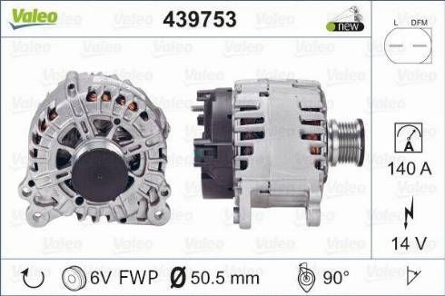 Valeo TG14C034 - Генератор autospares.lv