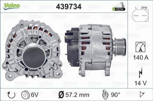 Valeo TG14C036 - Генератор autospares.lv