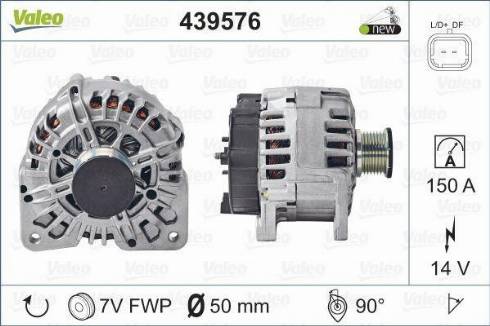 Valeo TG15C058 - Генератор autospares.lv